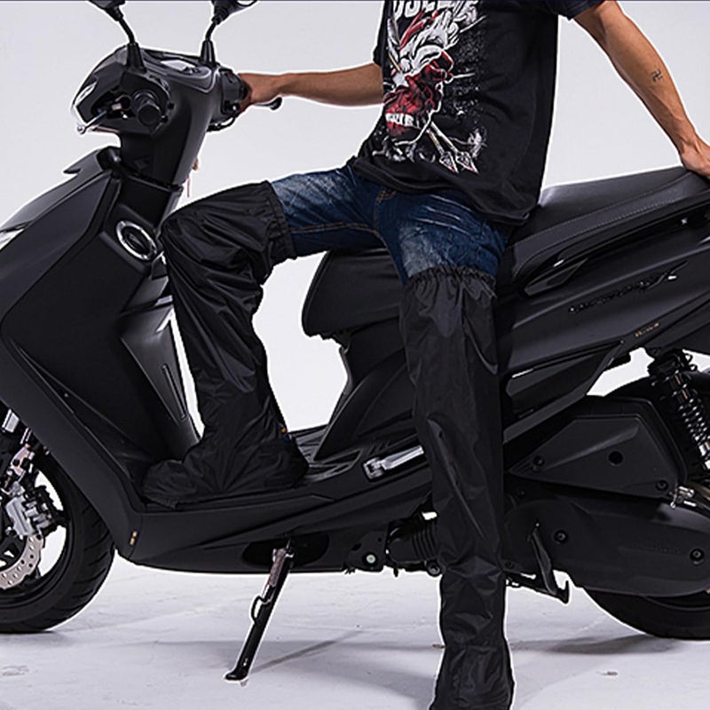 BXT Cycling Waterproof Rain Shoe Cover Over Knee Long Leg Boot Shoe Snow Gaiter Cover for Biking Motorcycle Kids Adults - Image 5